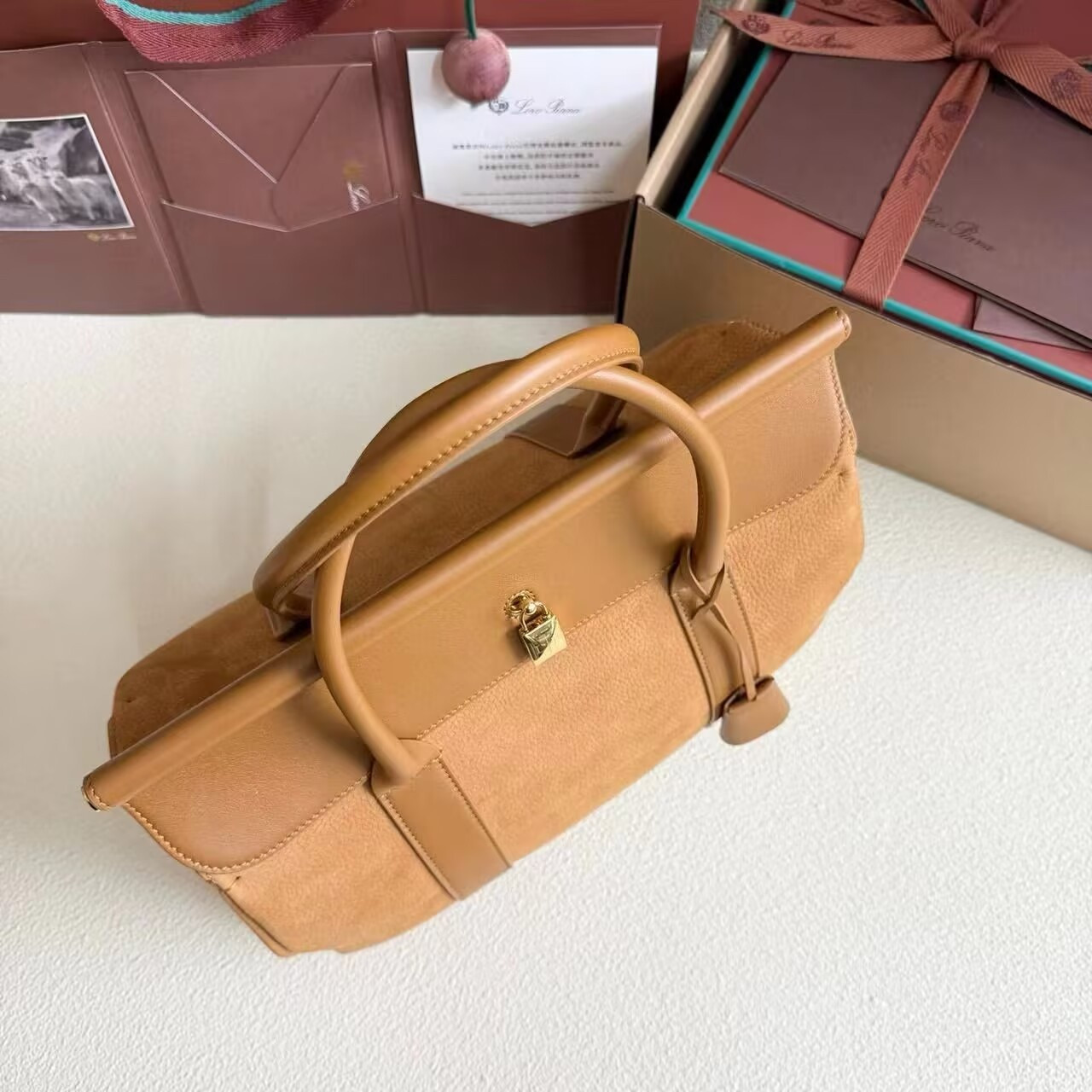 Loro Piana Loom bag L25 25x18x12.5cm - Image 6
