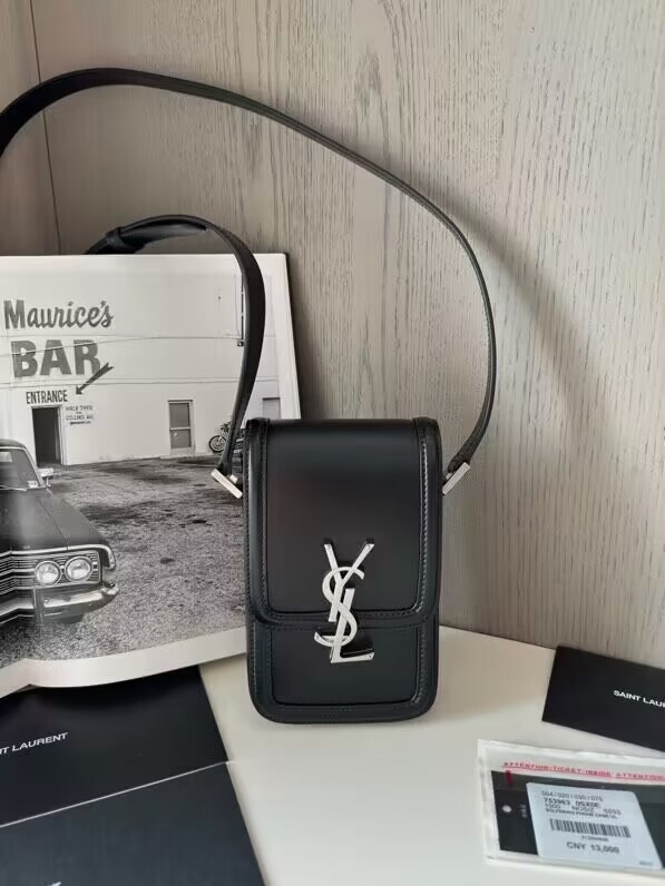 YSL SOLFERINO MINI BAG IN SMOOTH LEATHER 18 X 11 X 5 CM - Image 2