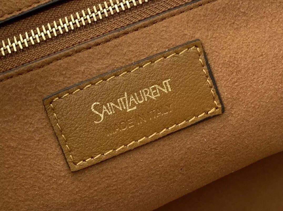 YSL Y Tote In Canvas And Leather 37*32*7cm - Image 6
