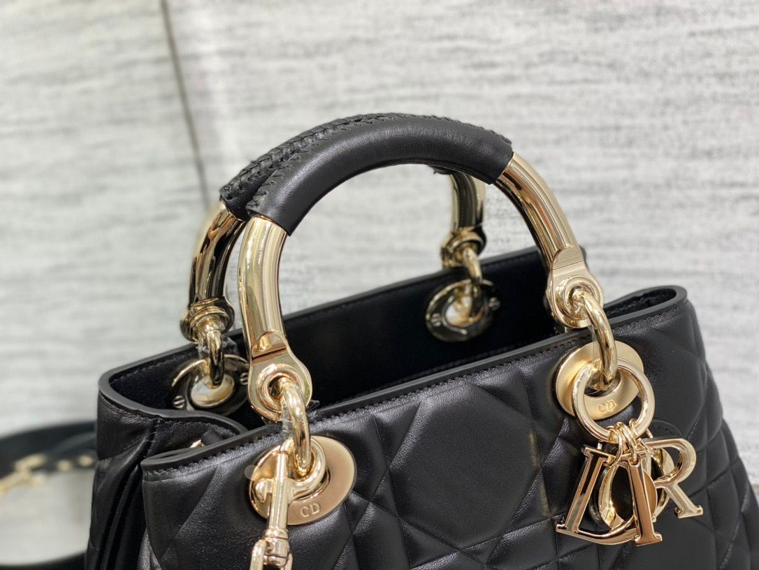 Dior Lady Handbag 24x18x10cm - Image 8