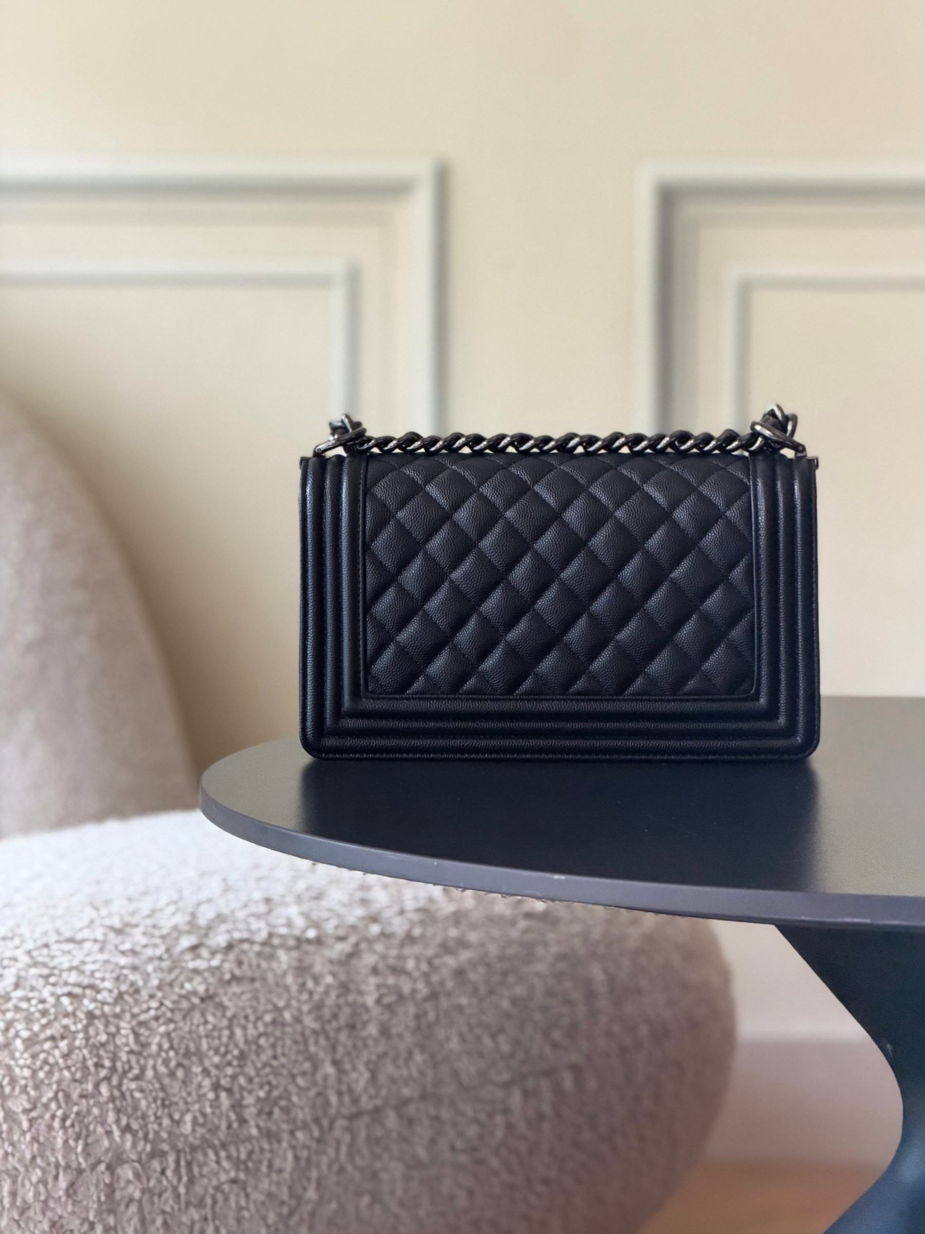 Chanel Boy Handbag 15x25x9cm - Image 3