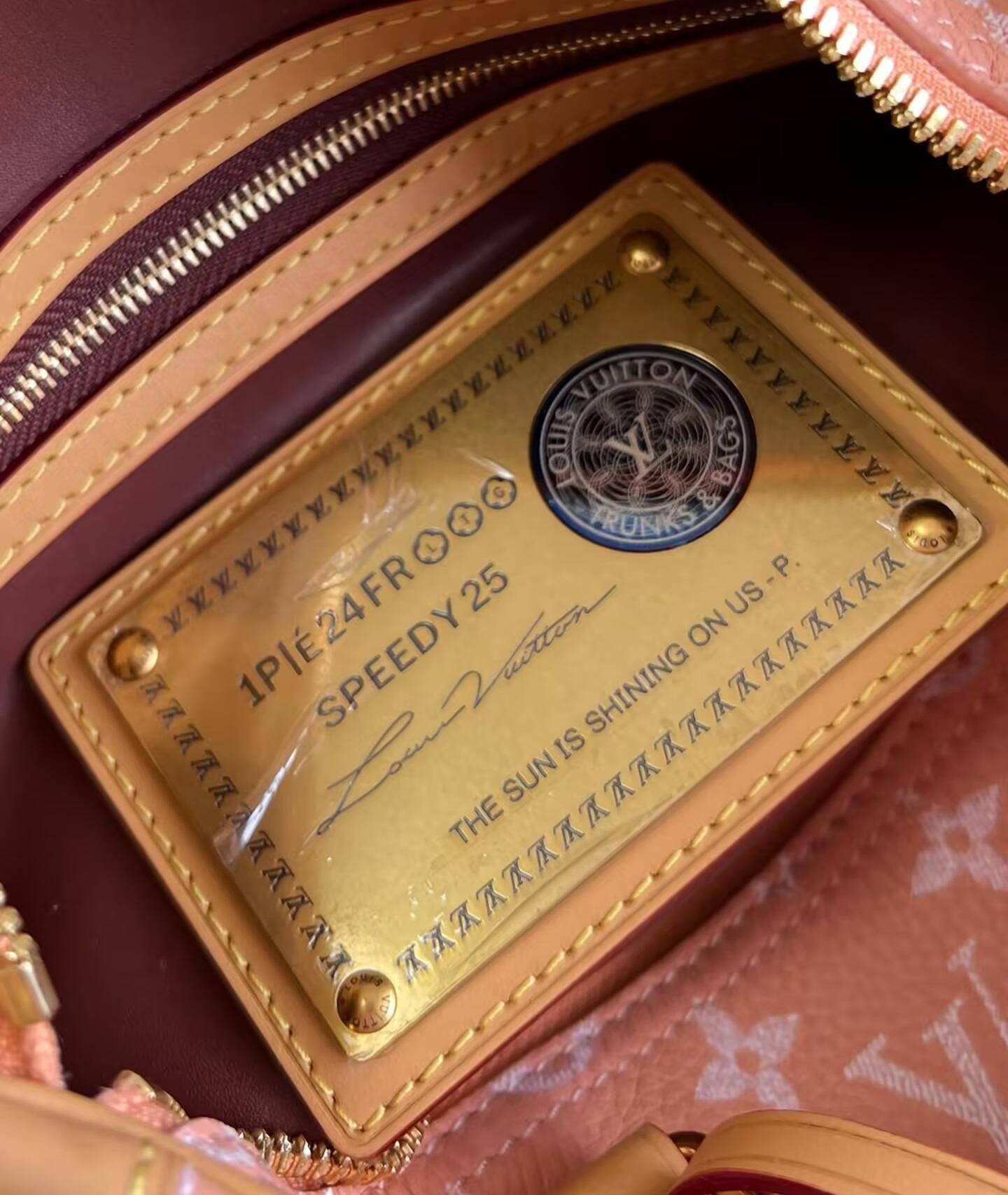 LV Speedy P9 Bandoulière 25 M13912 25x15x15cm - Image 10