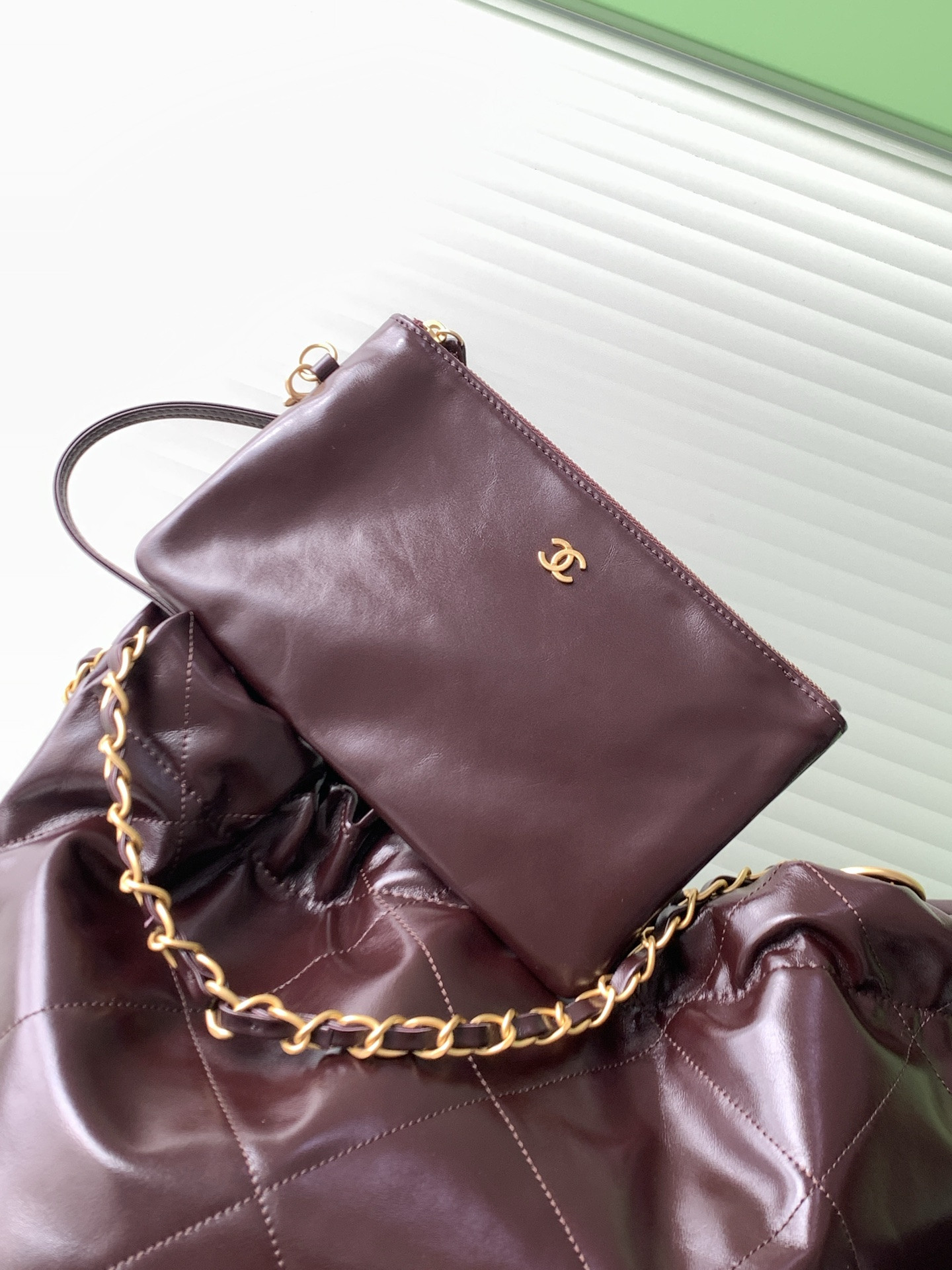 CHANEL 22 HANDBAG AS3261 39*42*8 cm - Image 6