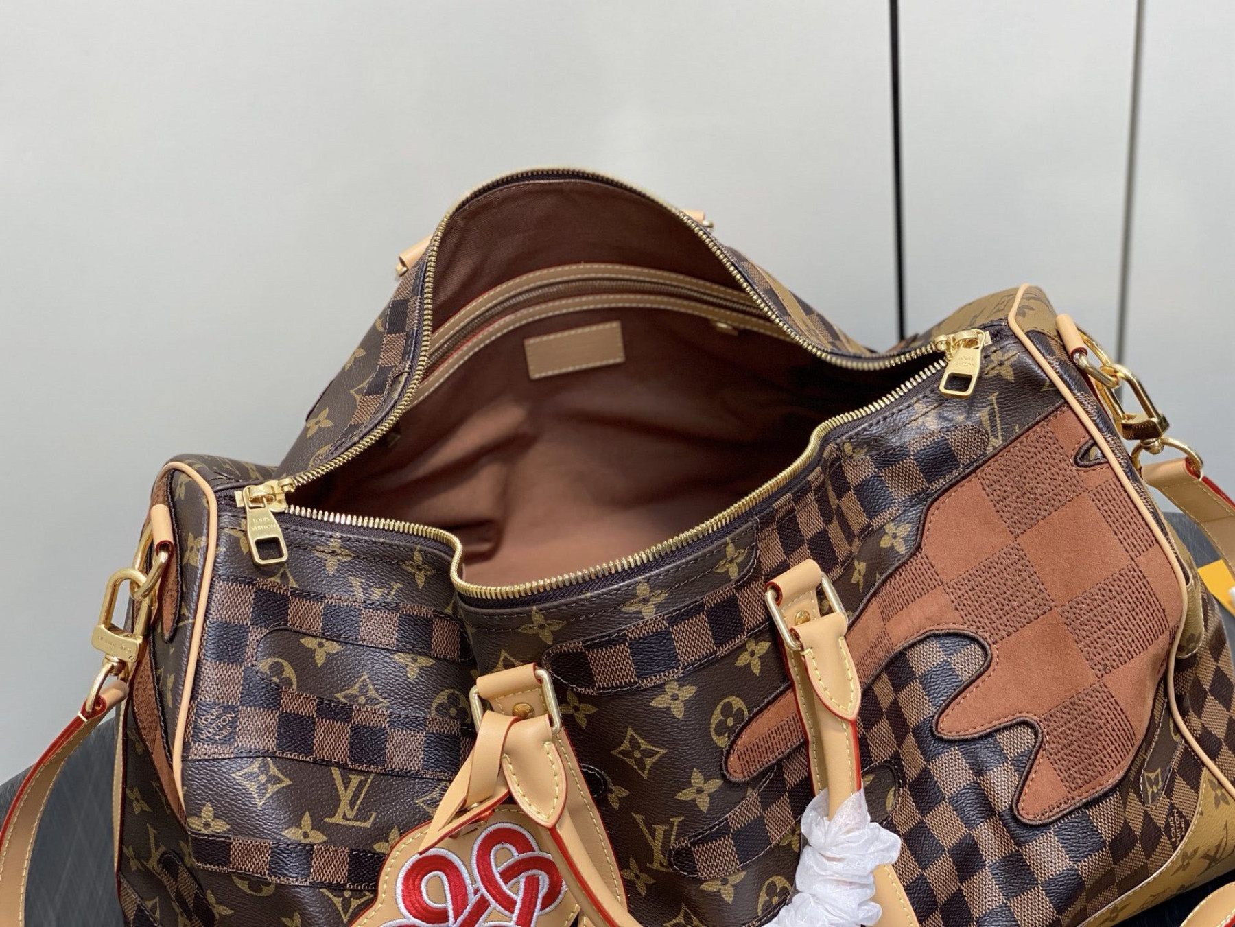 LV KEEPALL Bandoulière 50 Travel Bag M26119 29x23x50cm - Image 6