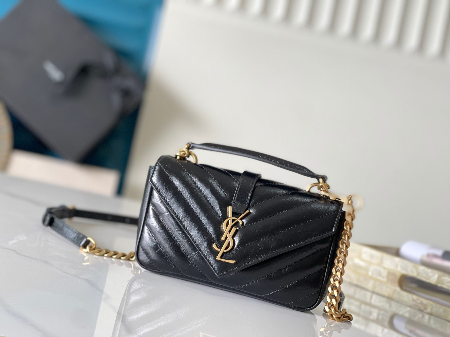YSL Loulou college mini 20x13x3cm - Image 2
