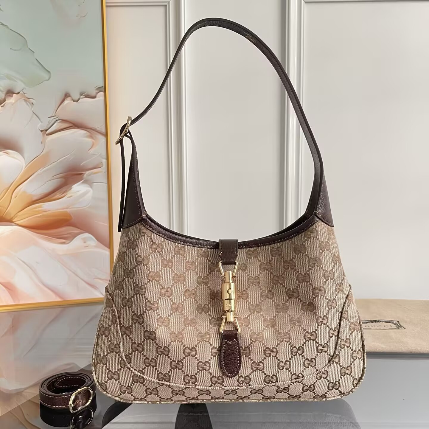 Gucci Jackie 1961 Medium Shoulder Bag 31.5x22x5cm - Image 2