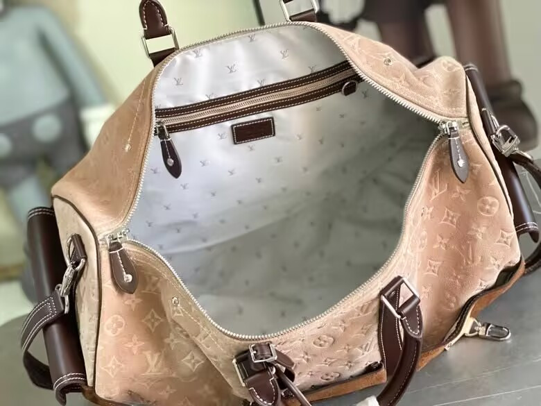 LV KEEPALL Bandoulière 50 Travel Bag M26127 29x23x50cm - Image 6