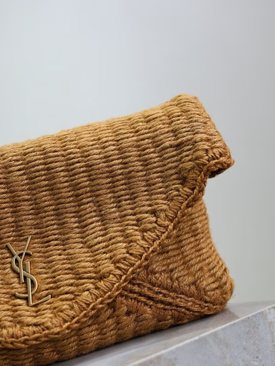 YSL CASSANDRE Large Envelope Pouch in Rope 29.5x18x4.5cm - Image 7