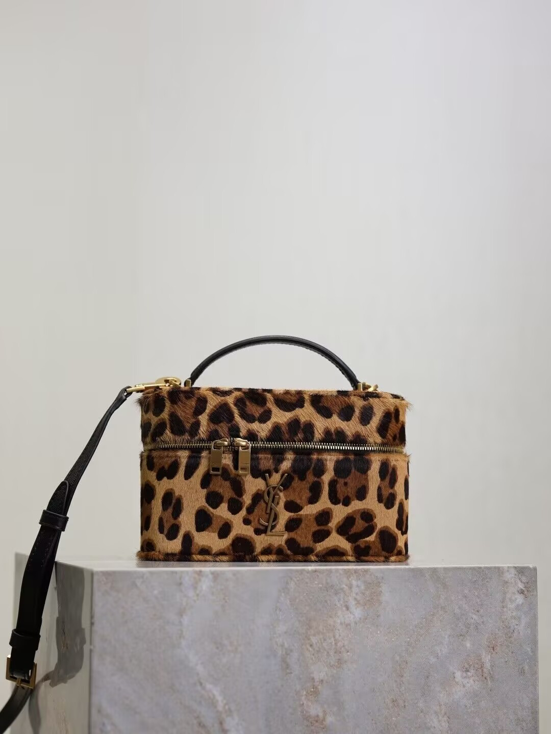 YSL Leopard-print Mini Bag 18x11x6.5cm