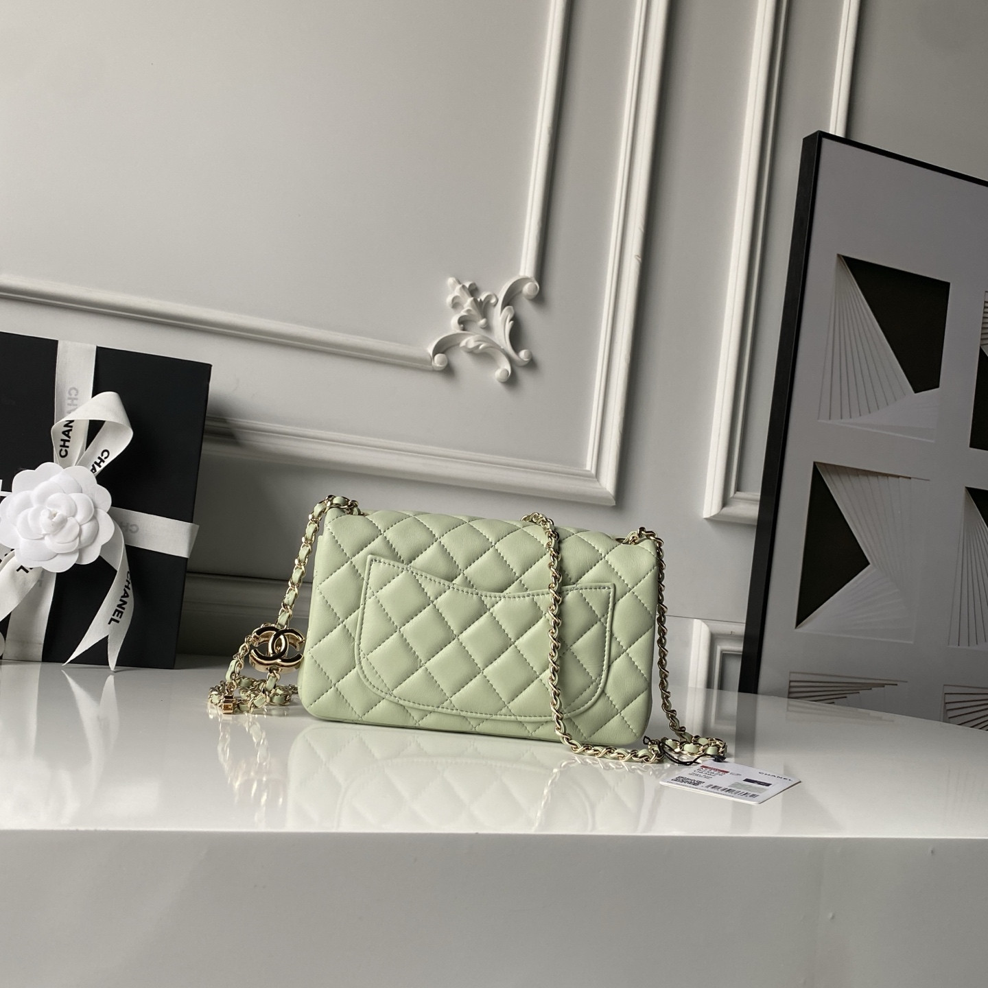 Chanel Classic Flap Handbag CF AS5759 20x13x7cm - Image 3