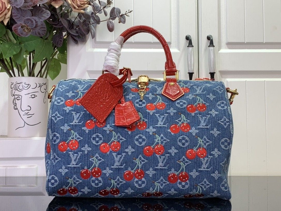LV x TM Speedy Soft Bandoulière 30 N87627 (30*21*17cm) - Image 2
