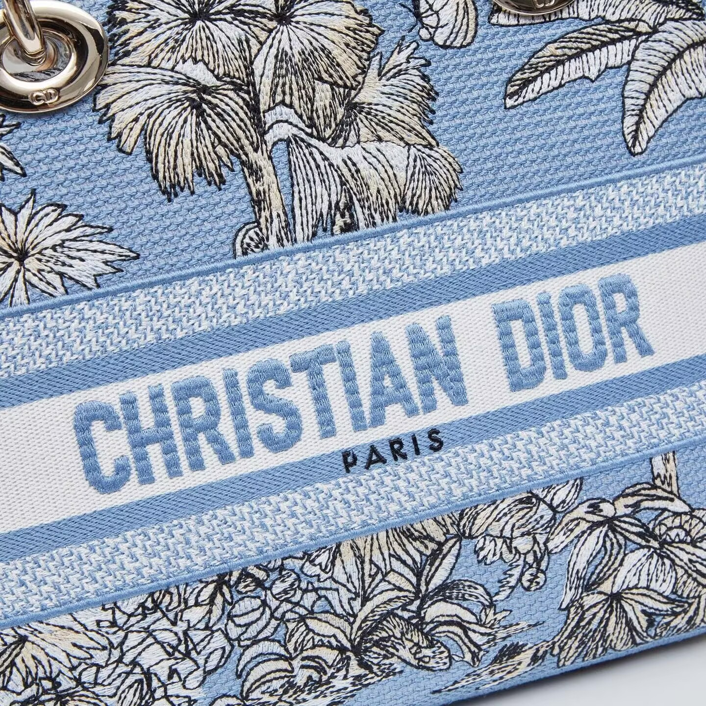 Dior Dioriviera Medium Dior Lady D-Lite Bag 24x20x11cm - Image 7