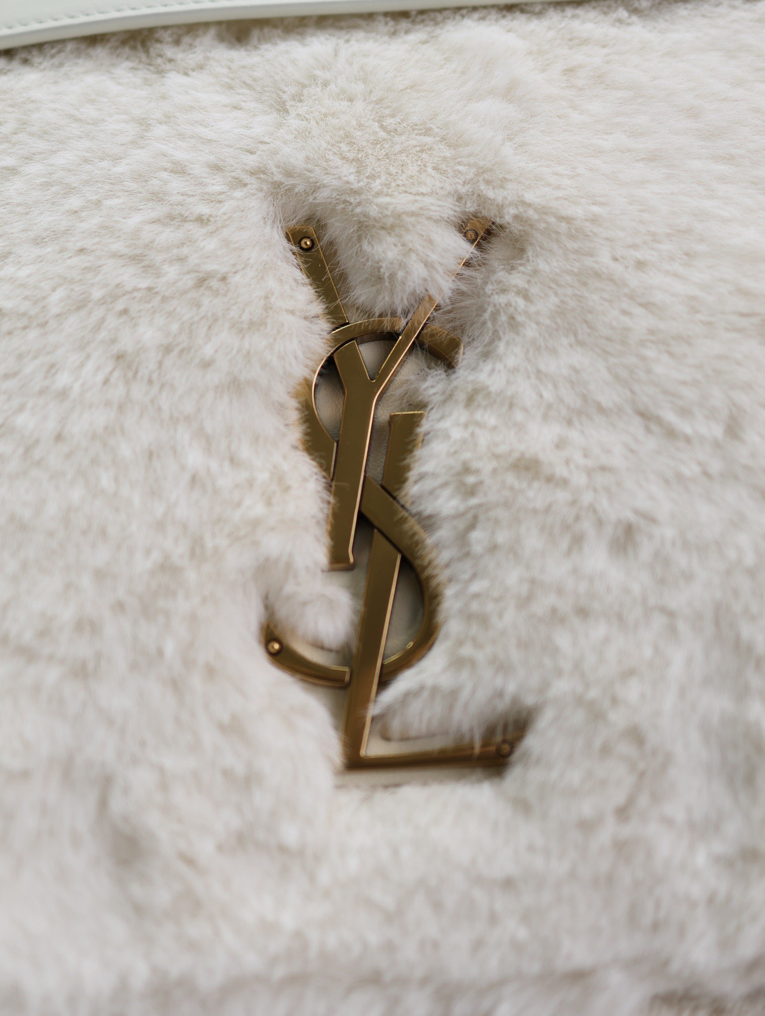 YSL NIKI LARGE IN SHEARLING 47 X 34 X 16 CM - Image 10