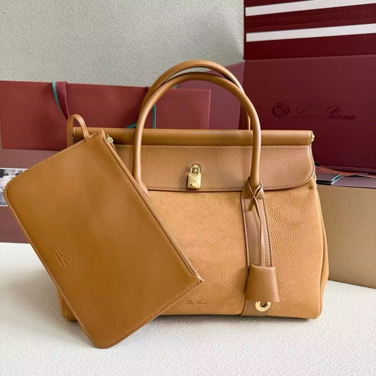 Loro Piana Loom bag L25 25x18x12.5cm - Image 3