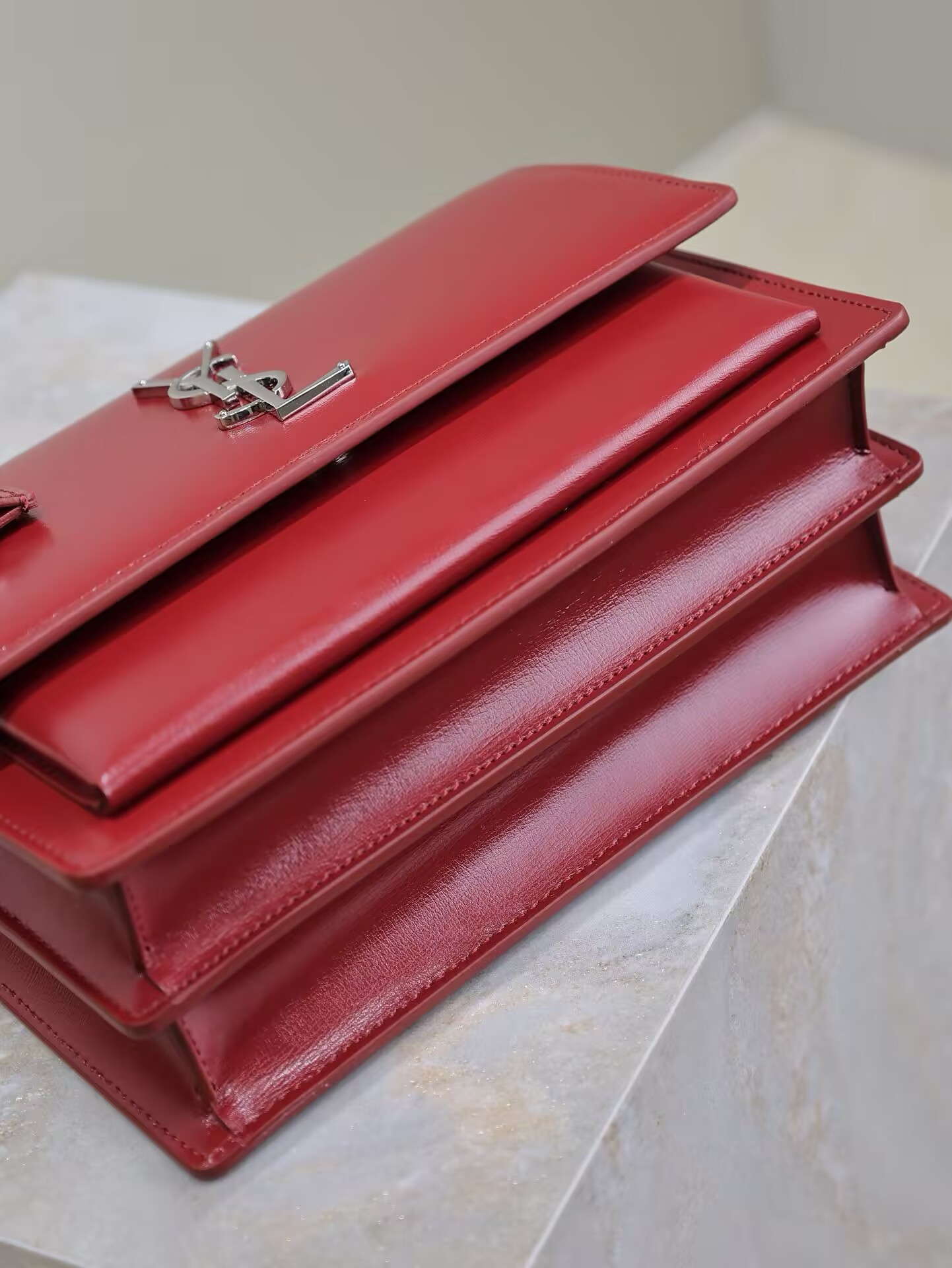 YSL SUNSET MEDIUM IN SMOOTH LEATHER 20x16 x6.4cm - Image 7