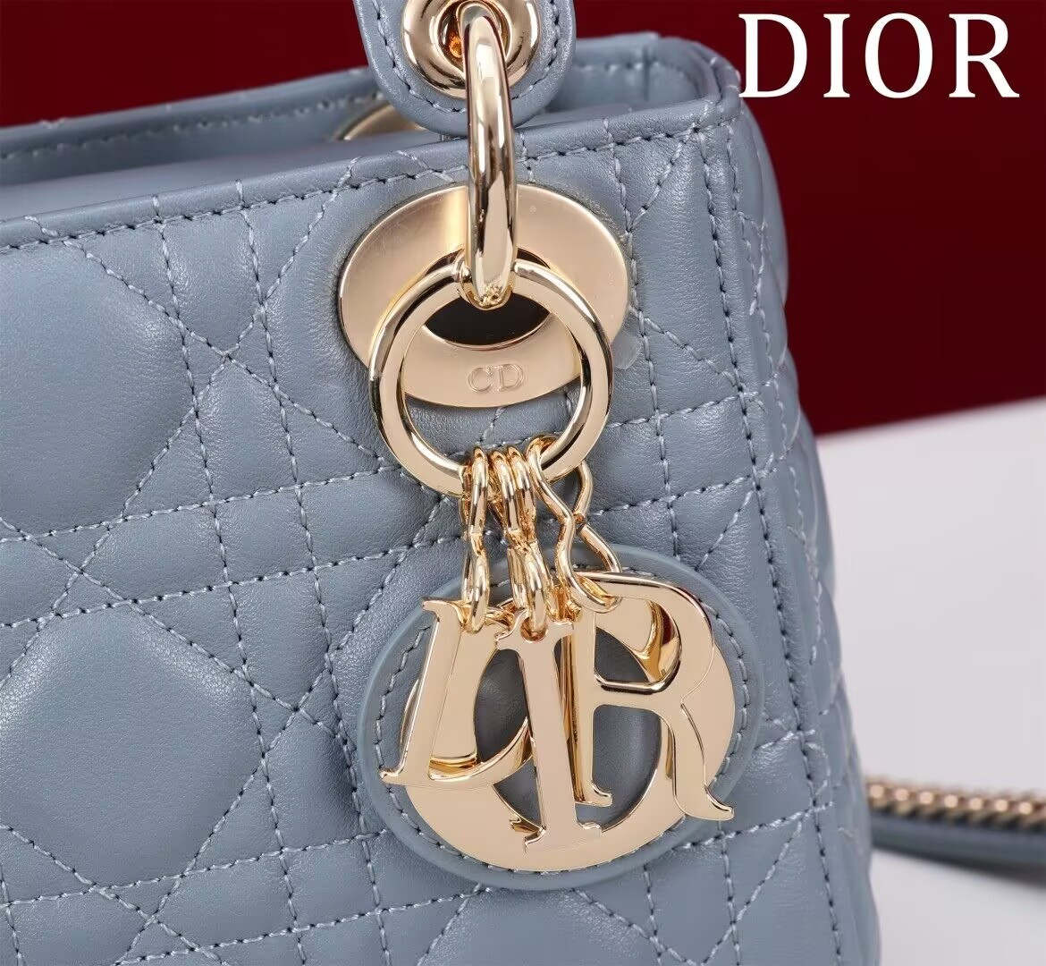 Dior Mini Lady Bag 17x7x15cm - Image 8