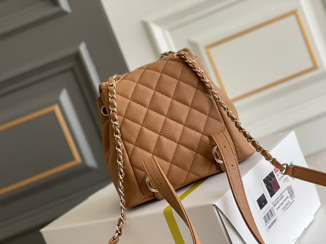 Chanel Small Backpack 3787(16.5x17.5x10cm) - Image 3