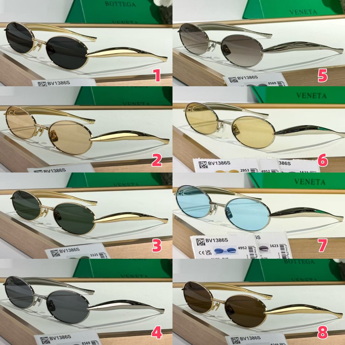Bottega Veneta Glasses BV1386S