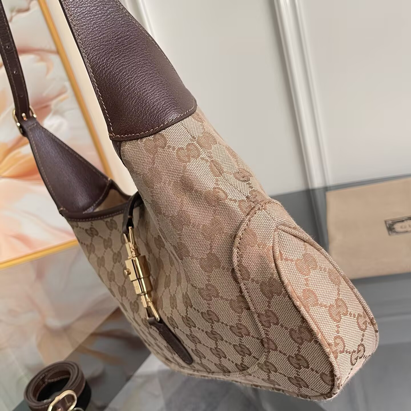 Gucci Jackie 1961 Medium Shoulder Bag 31.5x22x5cm - Image 5