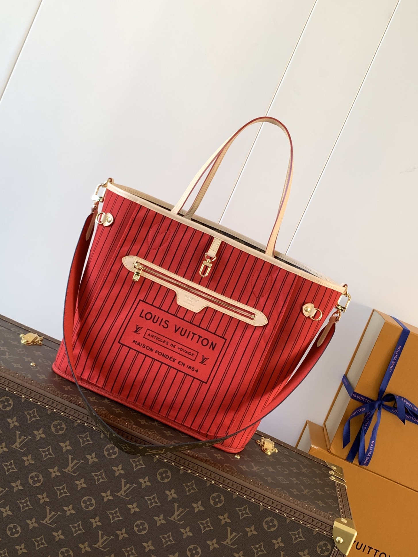 LV Neverfull MM M12096(31*28*14cm) - Image 2