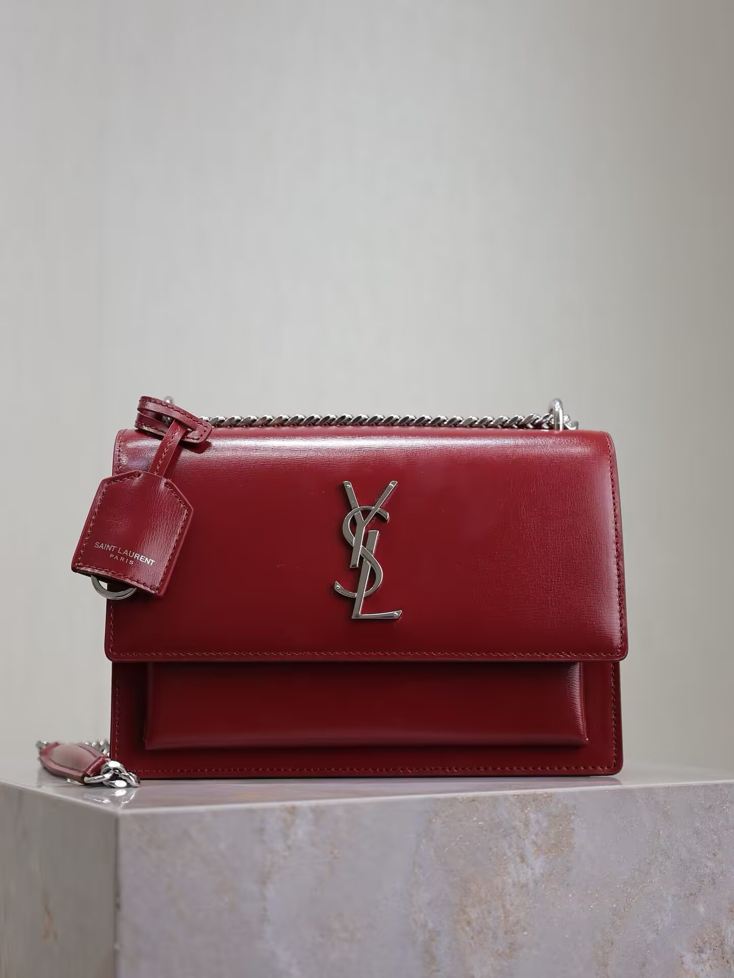 YSL SUNSET MEDIUM IN SMOOTH LEATHER 20x16 x6.4cm - Image 2