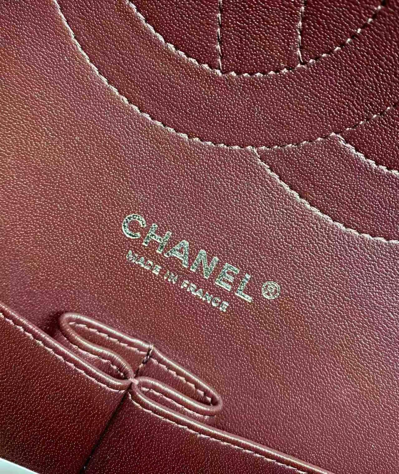 Chanel Classic Flap Jumbo 30cm CF Black Silver 19.5x30x10cm - Image 9