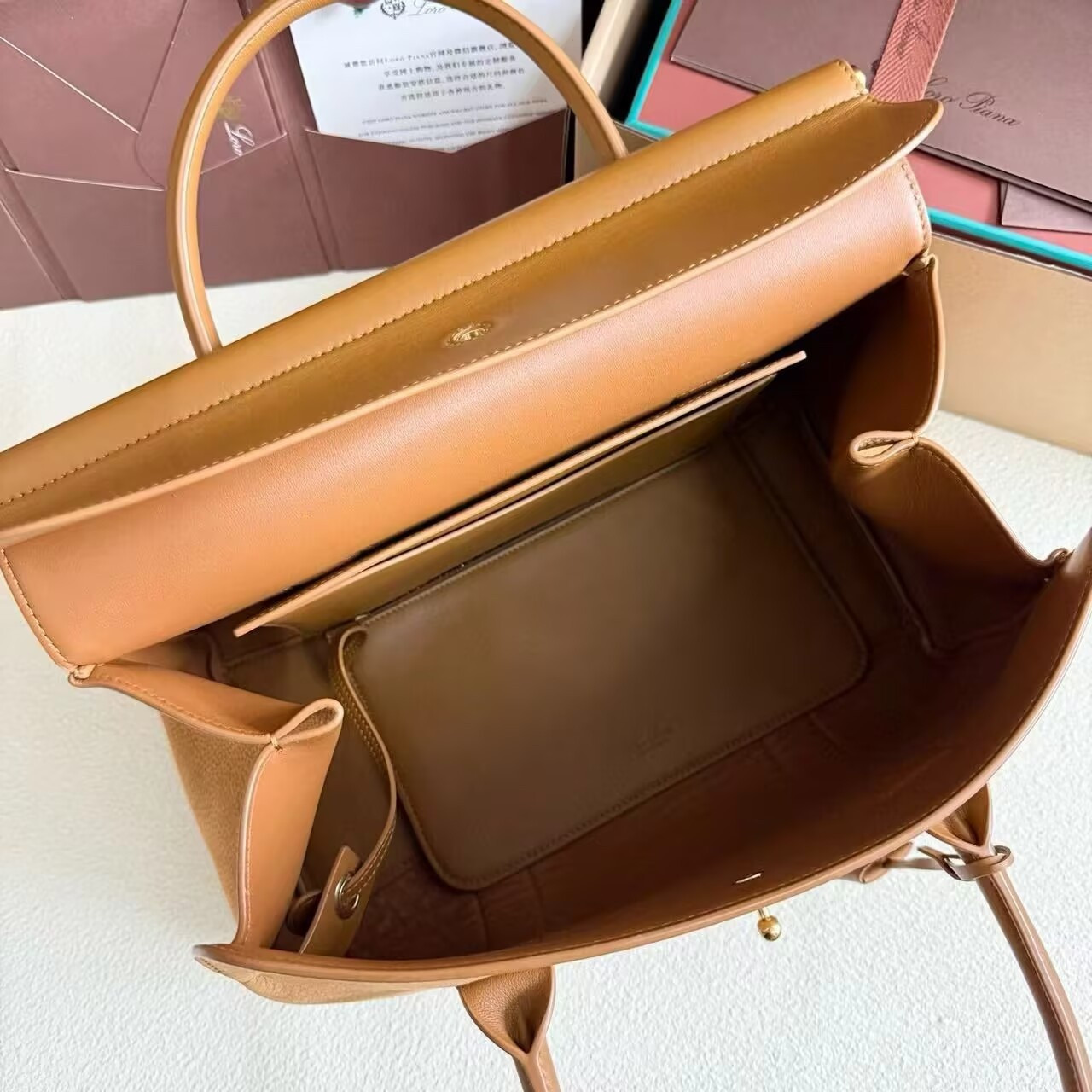 Loro Piana Loom bag L25 25x18x12.5cm - Image 7