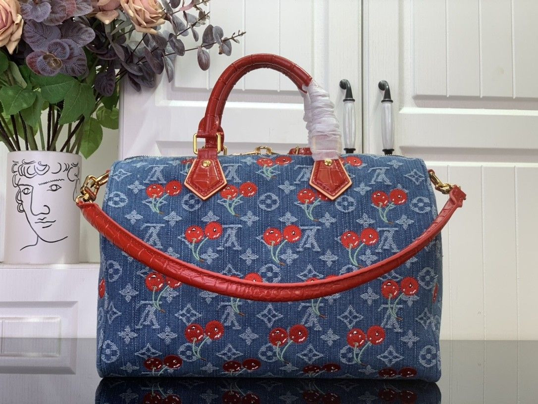 LV x TM Speedy Soft Bandoulière 30 N87627 (30*21*17cm) - Image 3