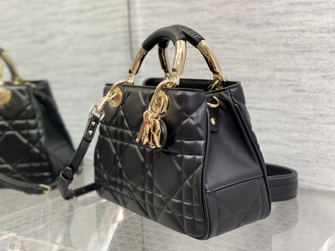 Dior Lady Handbag 24x18x10cm - Image 5