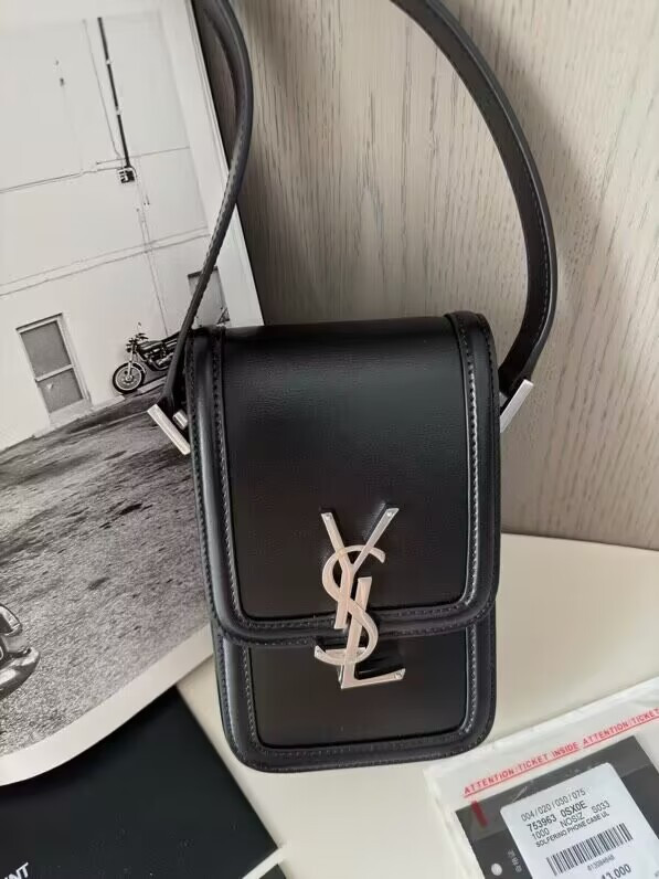 YSL SOLFERINO MINI BAG IN SMOOTH LEATHER 18 X 11 X 5 CM - Image 3