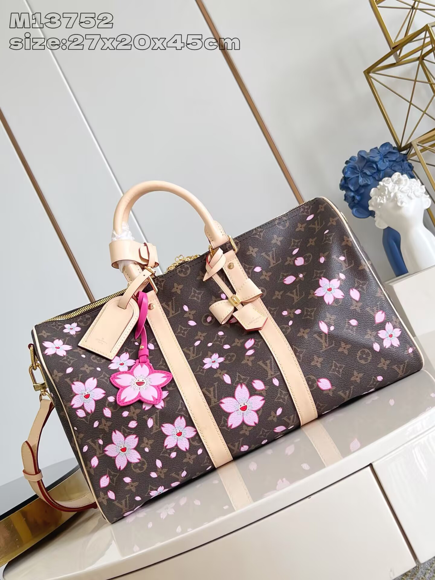 LV Keepall Bandoulière 45 M13752 45x27x20cm - Image 2