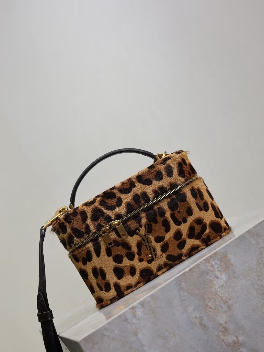 YSL Leopard-print Mini Bag 18x11x6.5cm - Image 5