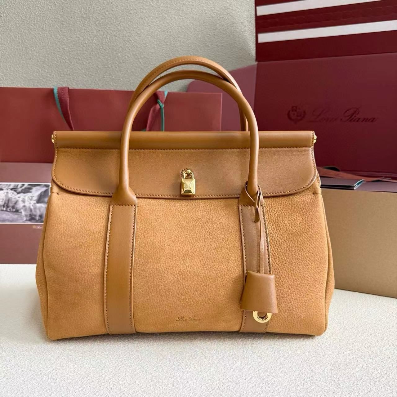 Loro Piana Loom bag L25 25x18x12.5cm - Image 2