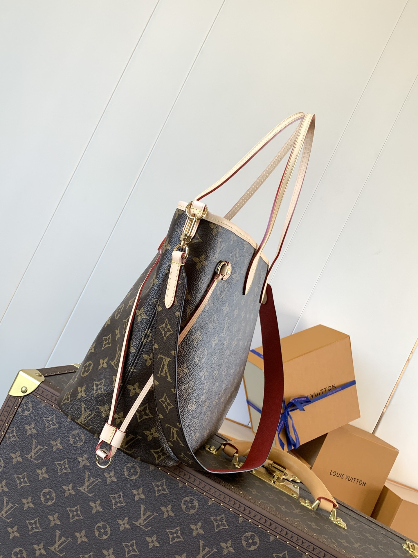 LV Neverfull MM M12096(31*28*14cm) - Image 6