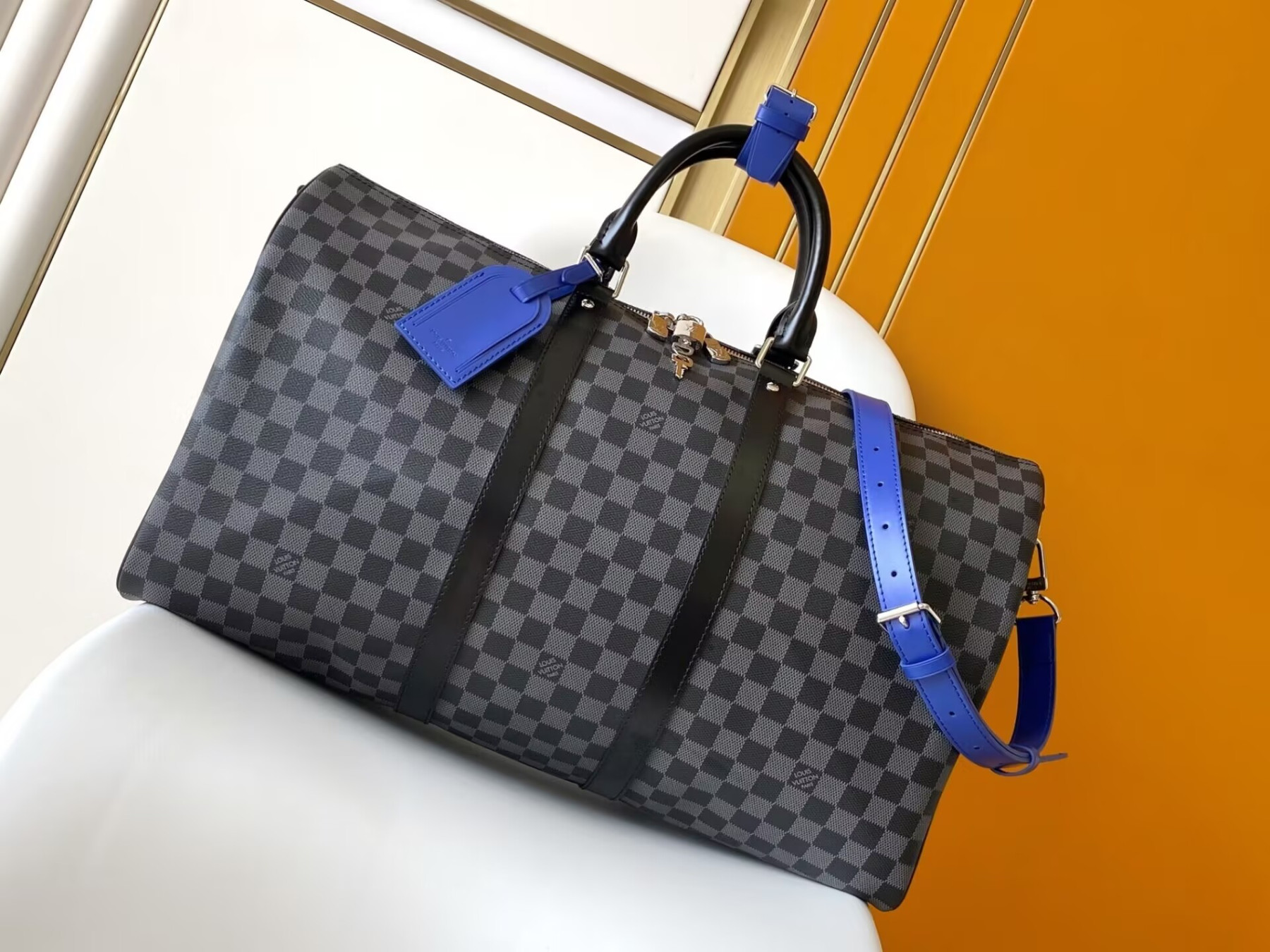 LV Keepall Bandoulière 50 N00096 50x29x23cm - Image 2