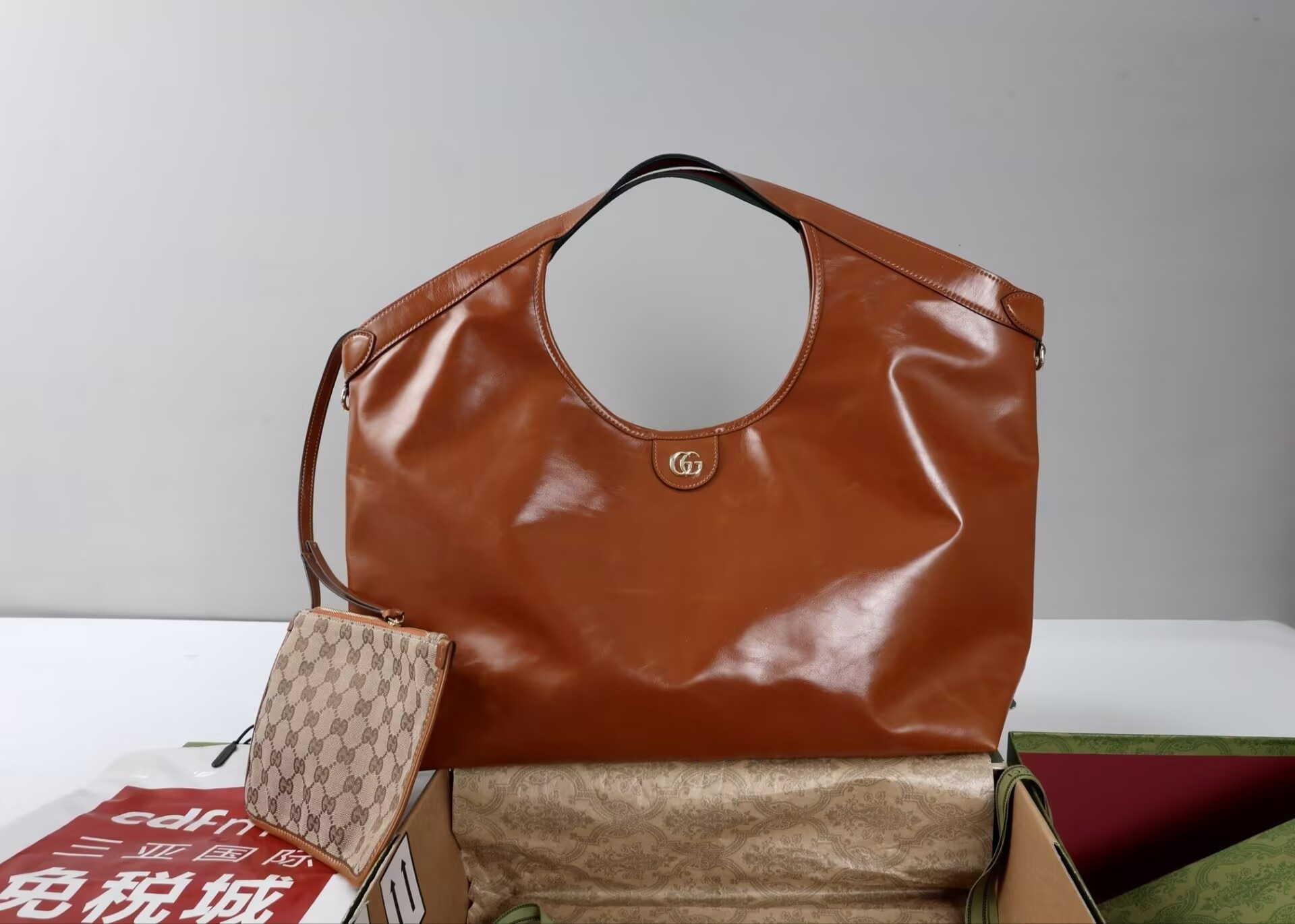 LV M46701 neverfull bb 9.4 x 5.5 x 3.5 inches
