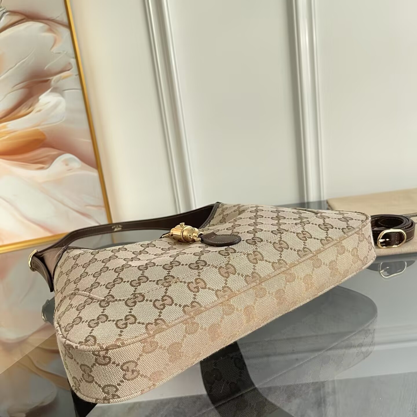 Gucci Jackie 1961 Medium Shoulder Bag 31.5x22x5cm - Image 6