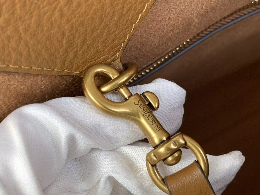 YSL Y Tote In Canvas And Leather 37*32*7cm - Image 9