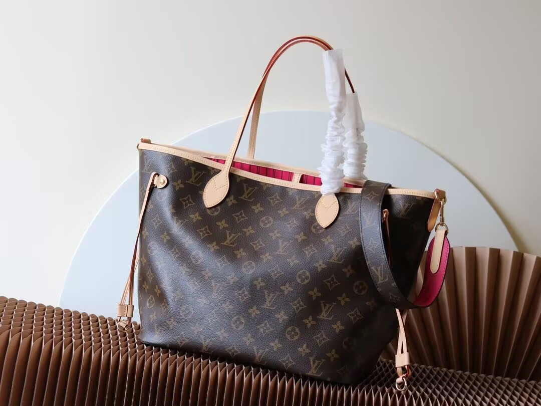 LV Neverfull MM Bandoulière Inside Out M12257 31 x 28 x 14cm Without Box - Image 5