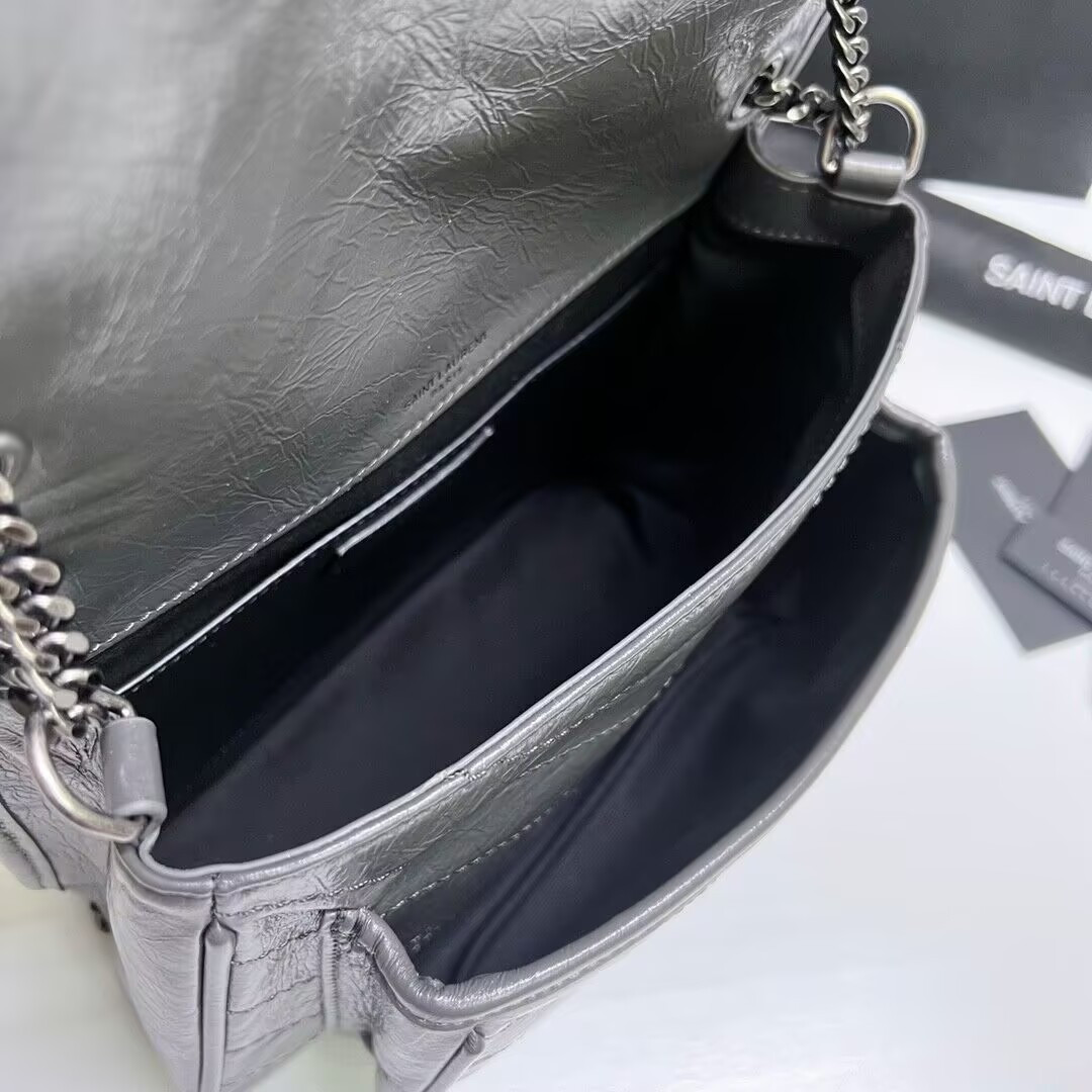 YSL NIKI BABY IN VINTAGE LEATHER 21x16x7.5cm - Image 8