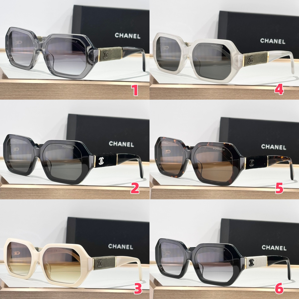 Chanel Glasses CH6088 54-20-145 - Image 2