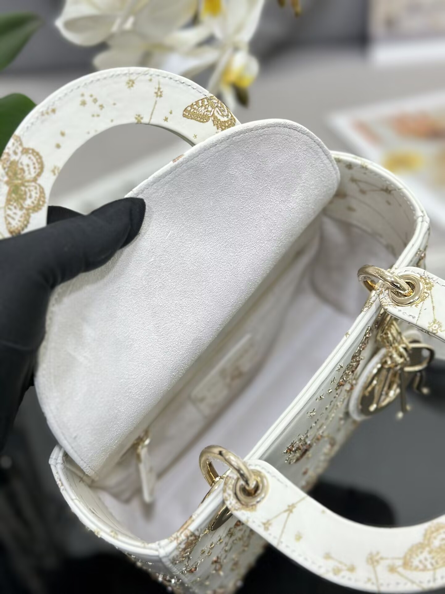 Lady Dior Bag 20 x 16.5 x 8cm (High-end Version) - Image 4