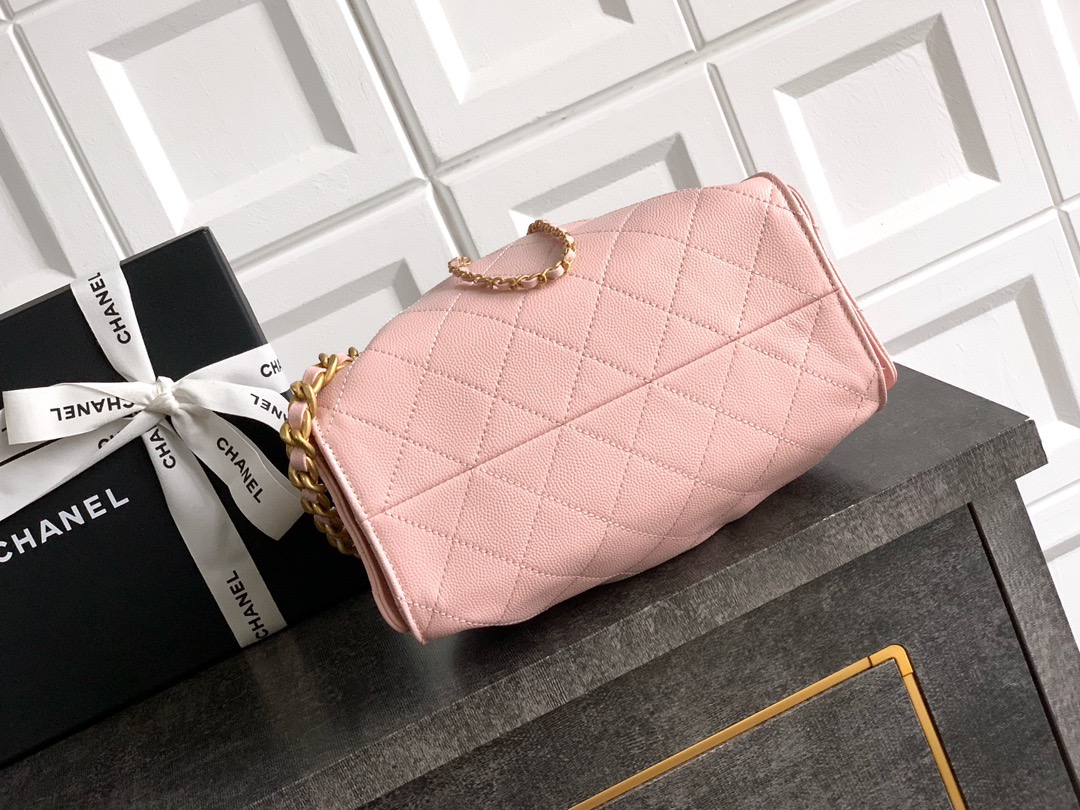 CHANEL 25 MINI HOBO BAG GRAINED CALFSKIN AS5631 00 (22*20*12.5cm) - Image 5