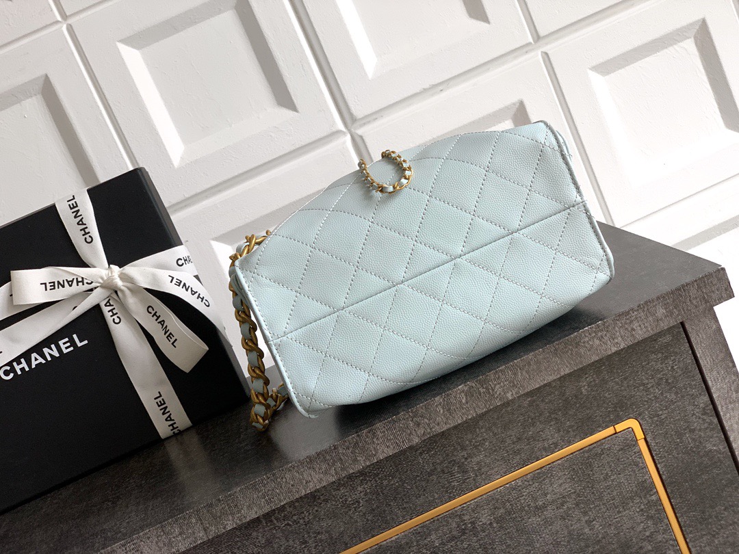 CHANEL 25 MINI HOBO BAG GRAINED CALFSKIN AS5631 B1 (22x20x12.5cm) - Image 5