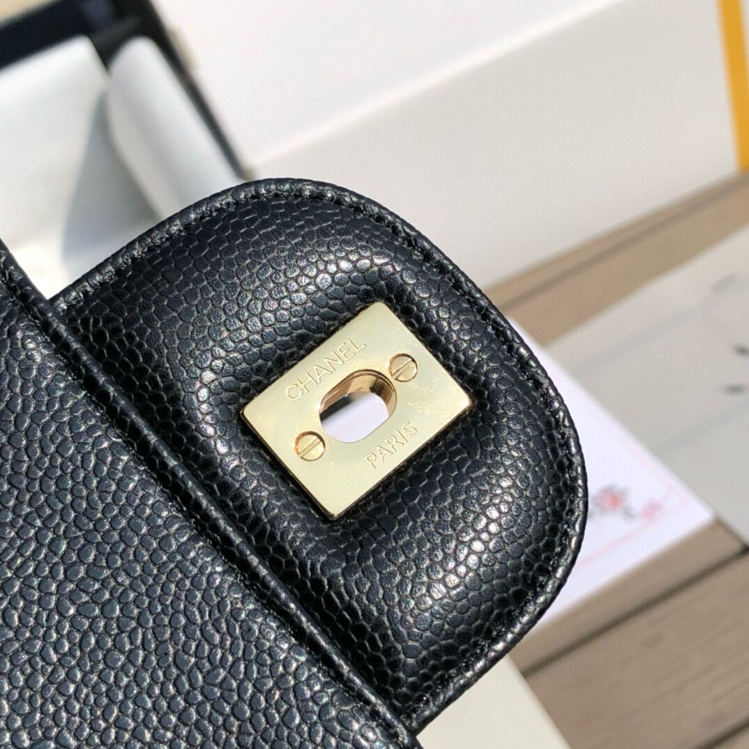 Chanel Classic Flap Jumbo 30cm CF Black Gold - Image 4