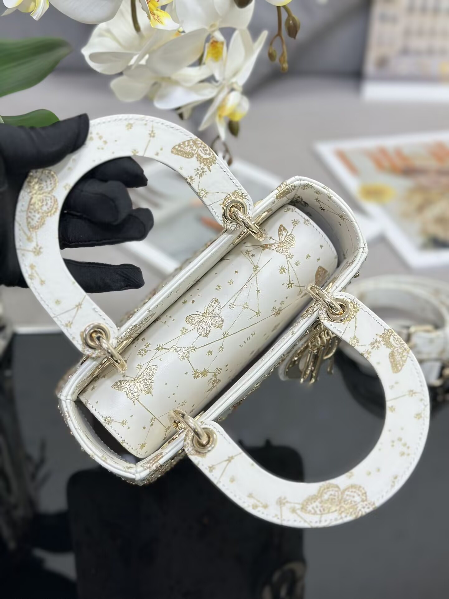 Lady Dior Bag 20 x 16.5 x 8cm (High-end Version) - Image 6