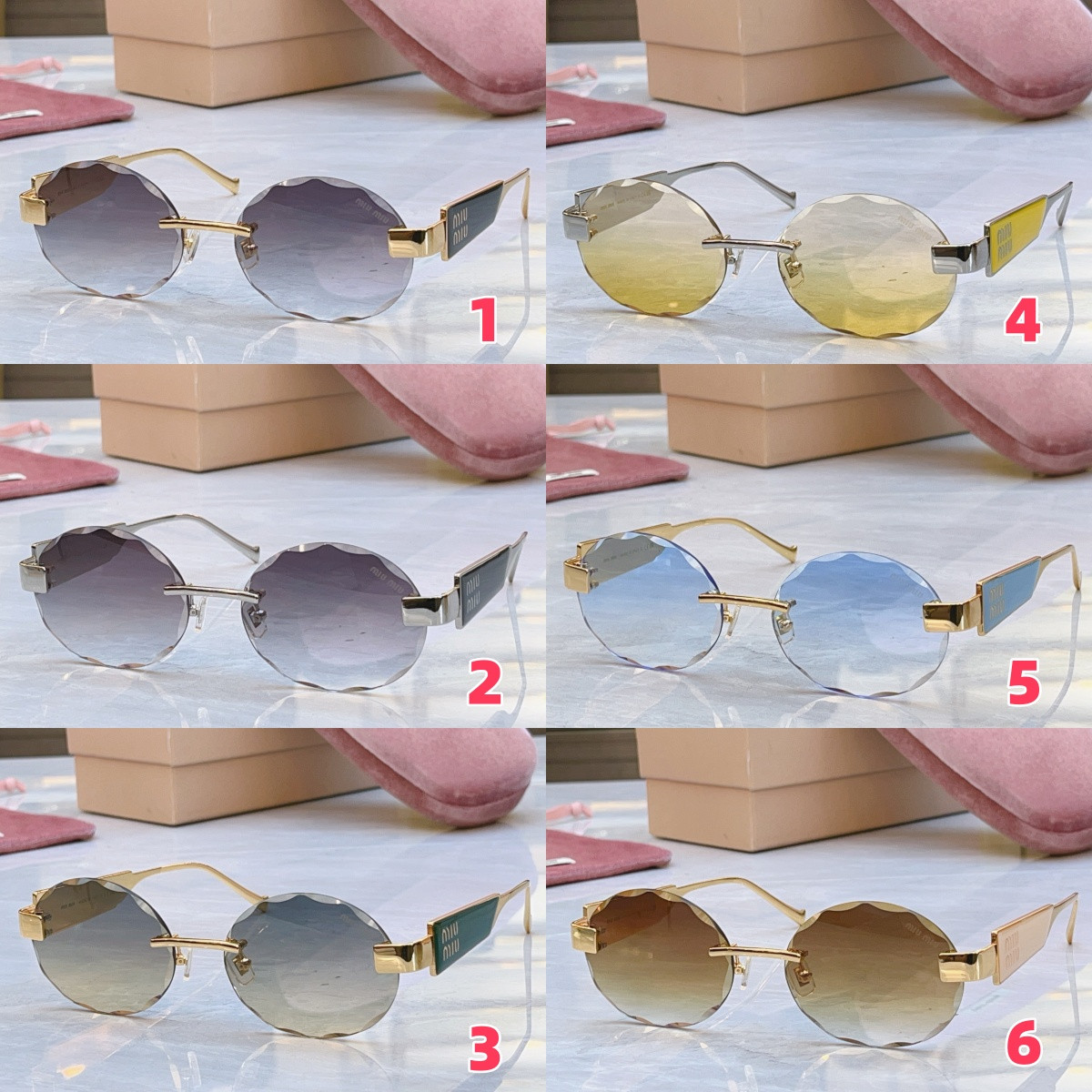 Miu Miu Glasses MU 1712LV 57-18-145 - Image 2