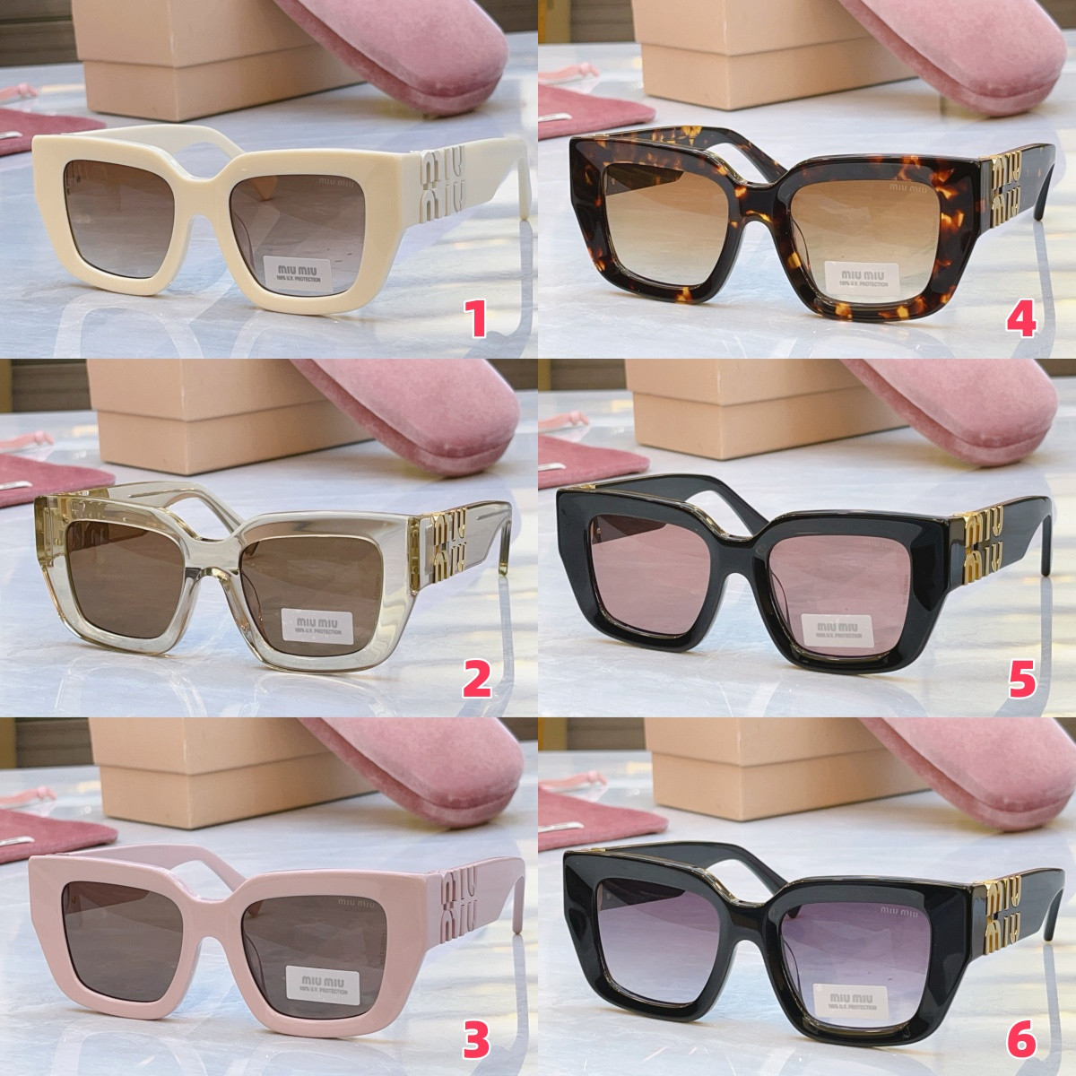 Miu Miu Glasses SMU B05-F 51-20-135 - Image 2
