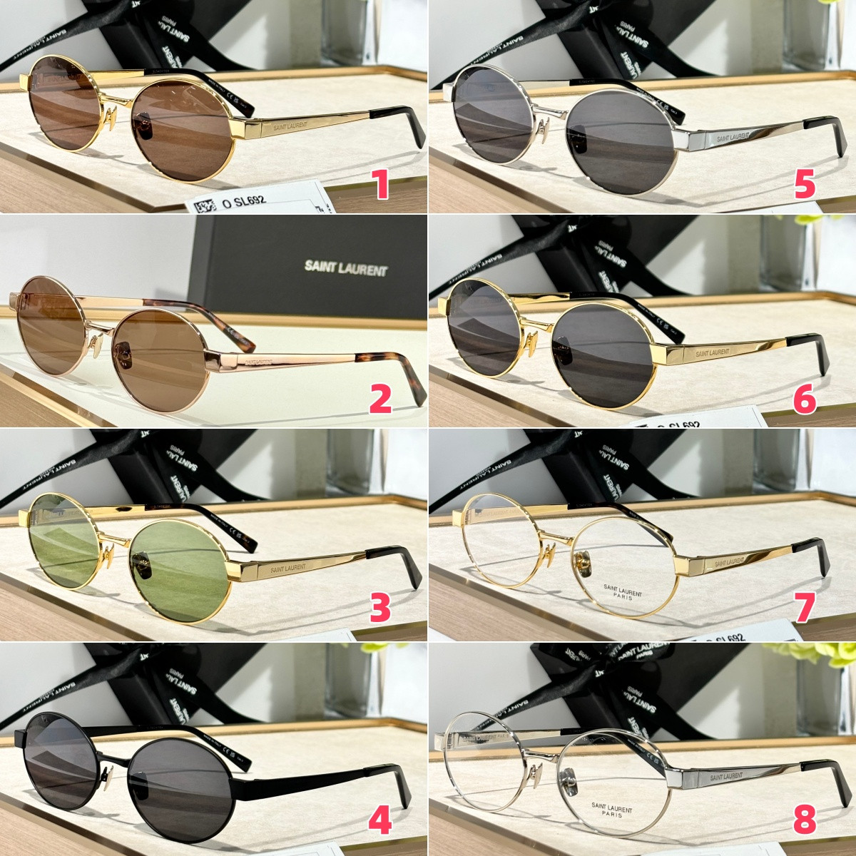 YSL Glasses SL692 55-19-145 - Image 2