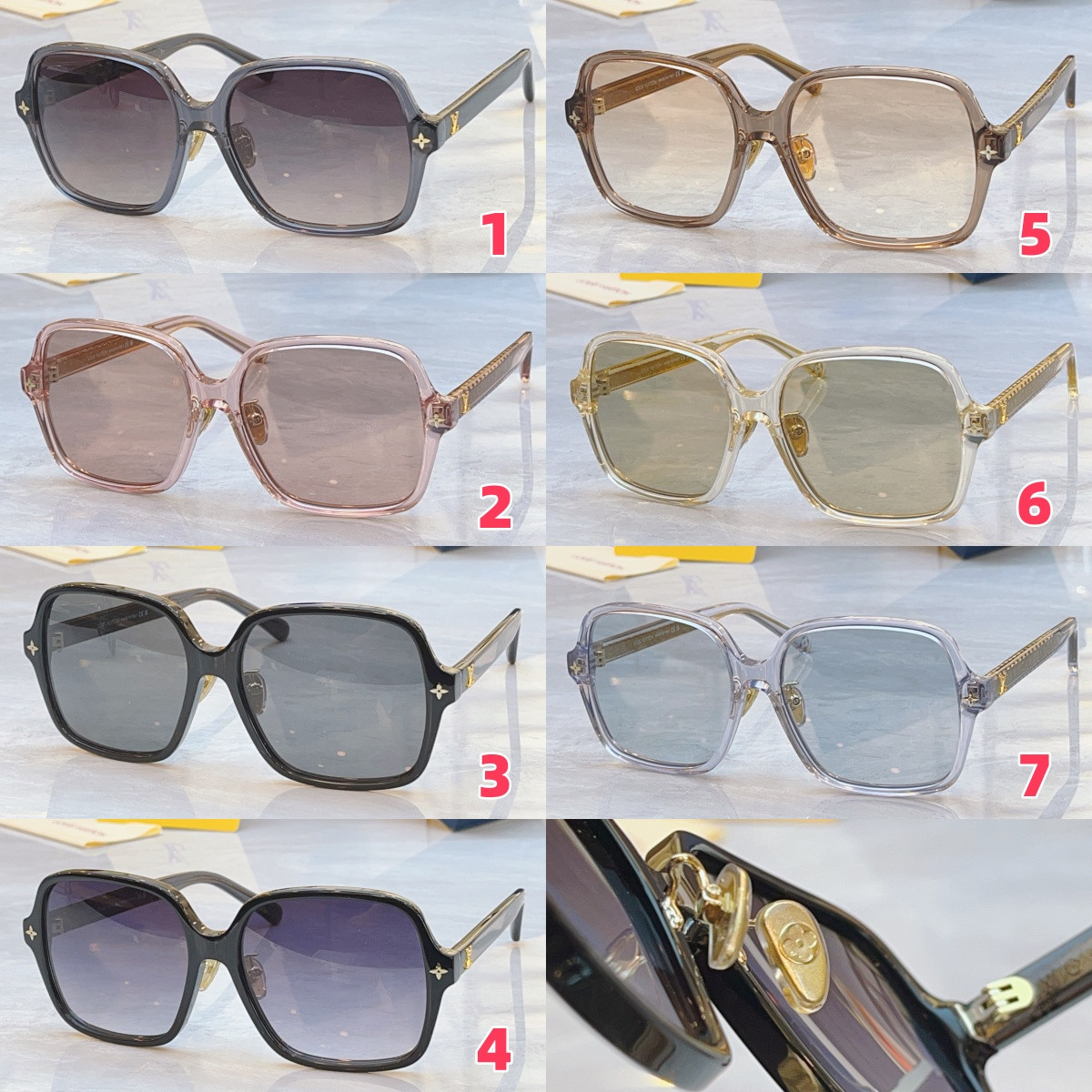 LV Glasses Z3044E 56-16-145 - Image 2